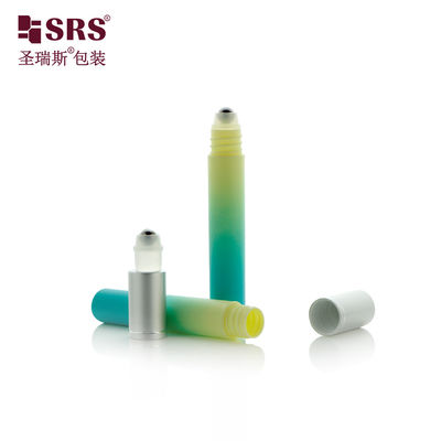 kopen PP PCR milieuvriendelijk materiaal Plastic cosmetische verpakking Ooggel Custom Gradient Kleur Roll-On Applicator Fles online manufacture