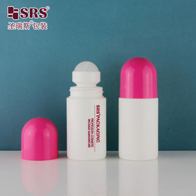 kopen 60 ml Ronde halfdoorzichtige aanpassing Kleur Plastic huidverzorgingsgel Fles Roll On Deodorant Container online manufacture