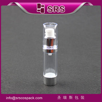 kopen SRS luxe Cosmetische Verpakking Plastic 15ml 20ml 30ml ronde Lotion Gezicht Airless pomp Fles online manufacture