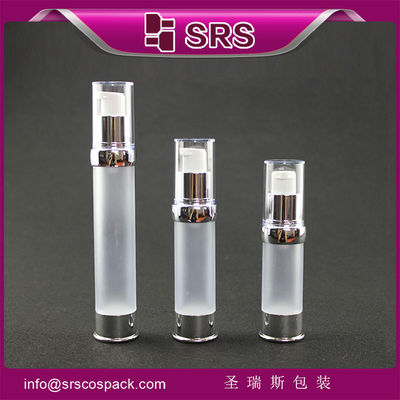 kopen SRS China frost plastic lege 15 ml 20 ml 30 ml luxe luchtloze serumcontainer met spuit online manufacture