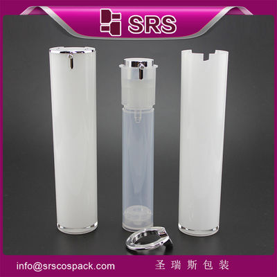kopen cosmetische luchtloze fles, elegante 15 ml 30 ml 50 ml lotion pomp fles online manufacture