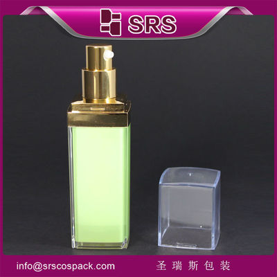 kopen Shengruisi Vierkante vorm lege luchtloze fles 15 ml 30 ml 50 ml Plastic cosmetische container online manufacture