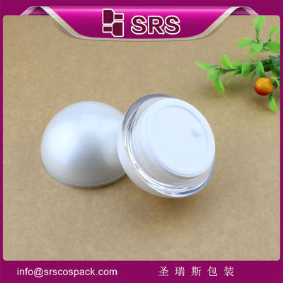 kopen SRS China leverancier groothandel acryl huidverzorging balvorm lege cosmetica pot met deksel online manufacture