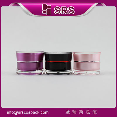 kopen J092-10g mini zakjes roze en zwarte cosmetische potten van kunststof online manufacture