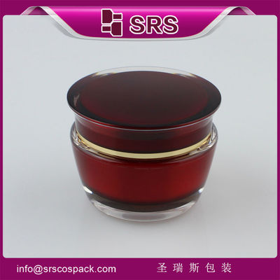 kopen SRS-vrij monster plastic 50 ml gerecycled huidverzorging acryl verpakkingspot met schroefdeksel online manufacture