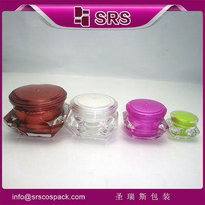 kopen Shengruisi verpakking J060-5ml 15ml 30ml 50ml plastic crème acryl diamanten pot online manufacture