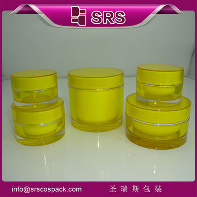kopen cilindrische vorm elke kleur is beschikbaar cosmetische acryl pot online manufacture