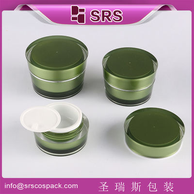 kopen SRS China cosmetische verpakkingen groothandel luxe acryl 50 ml plastic potten voor gezichtscrème online manufacture
