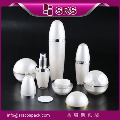 kopen SRS cosmetische verpakkingsset acryl lege balvormige crème pot en lotion fles voor skinca online manufacture