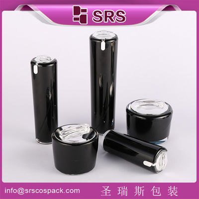 kopen SRS China groothandel ronde acryl lege crème pot en fles voor cosmetische verpakkingsset online manufacture