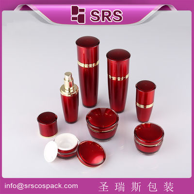 kopen SRS China fabrikant plastic trommelvormige acryllotionfles en crème pot combinatie online manufacture