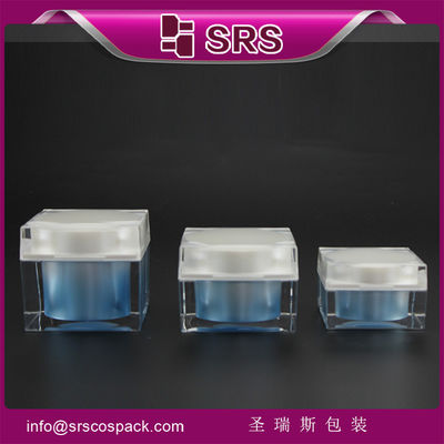 kopen schoonheidsplastic J053 30ml 50ml 80ml cosmetische vierkante pot online manufacture