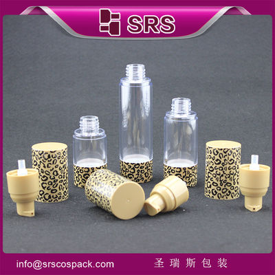 kopen Plastic luchtloze cosmetische fles, 15 ml 30 ml 50 ml luxe cosmetische fles online manufacture