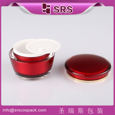 kopen rood J035 15g 30g 50g cosmetische potten plastic online manufacture