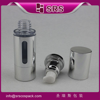 kopen metalen zilver A027 15ml 30m l50ml luchtloze pomp plastic fles online manufacture