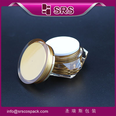 kopen Diamantvorm huidverzorging crème pot goud mason potten online manufacture