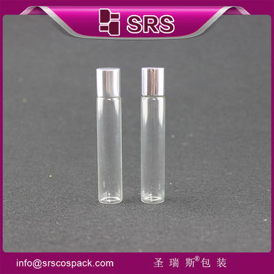 kopen 8 ml glazen rol op fles met metalen bal, ronde fles met essentiële olie online manufacture