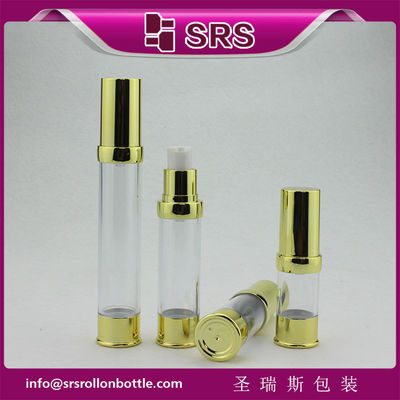 kopen A0214 metalen goud lege cosmetische luchtloze fles online manufacture