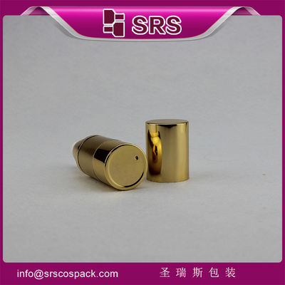 kopen A022 15 ml 30 ml 50 ml aluminium goud luchtloze fles leeg voor serum online manufacture