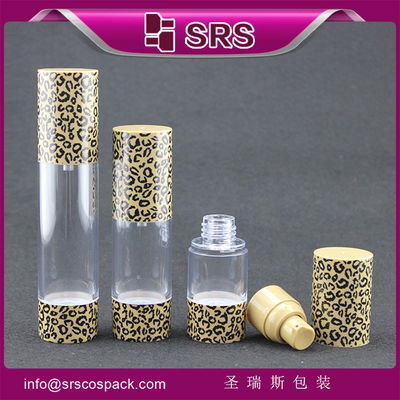 kopen Plastic luchtloze cosmetische fles, 15 ml 30 ml 50 ml luxe cosmetische fles online manufacture
