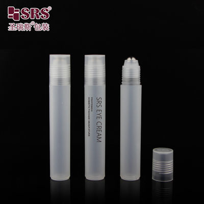 kopen Ronde, heldere, matte, glanzende PP PCR Plastic Roller Steel Ball Massage Roll On Bottle 15 ml online manufacture