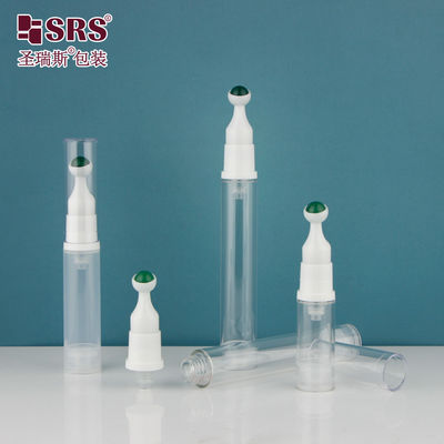 kopen Leeg Ronde vorm Cosmetische luchtloze oogcrème Roller Massage Edelsteenbal 15 ml Roll On Flasch online manufacture