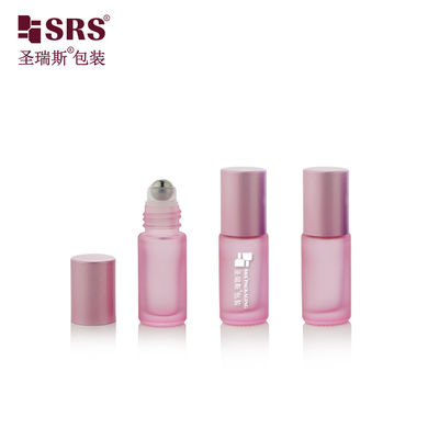 kopen 5 ml Leuke lege rolstaal bal Parfum essentiële olie flessen rol op fles glas online manufacture