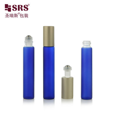 kopen 8 ml doorzichtige ronde glazen applicator Cylinder Roller Ball Rollon Parfumfles online manufacture