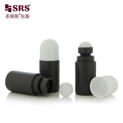 kopen 60 ml lege cosmetische verpakking PP zonder lek Ronde gelfles Deodorant met rol op bal online manufacture