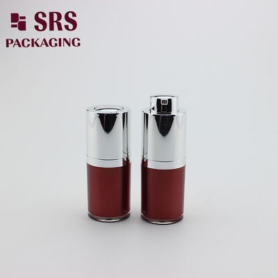 kopen A020 luchtloze fles fabrikant 15 ml rood geverfde acryl schroefdeksel fles online manufacture