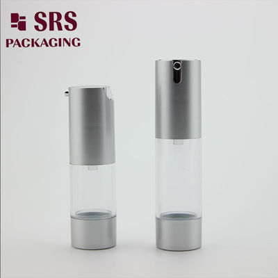 kopen TA021 15ML 30ML 50ML mat zilver plastic lotion pomp fles in de verkoop online manufacture