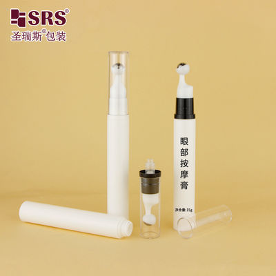 kopen A0031 5ml 10ml 12ml 15ml AS PP luchtloze lege pomp drukrolbalfles voor cosmetische ooggel massageserum applicator online manufacture