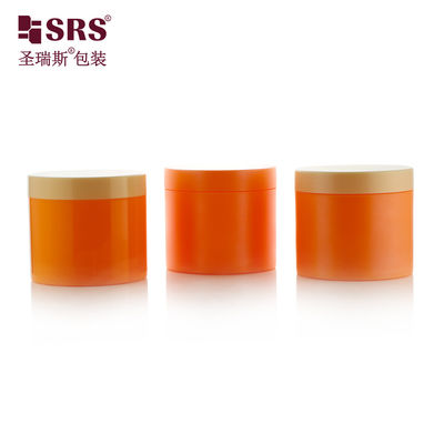 kopen SRSQ 400g Geverfde maatkleur Plastic PP Creme Body Scrub Jar PCR Recycled Material Matte Finished Printing Logo beschikbaar online manufacture