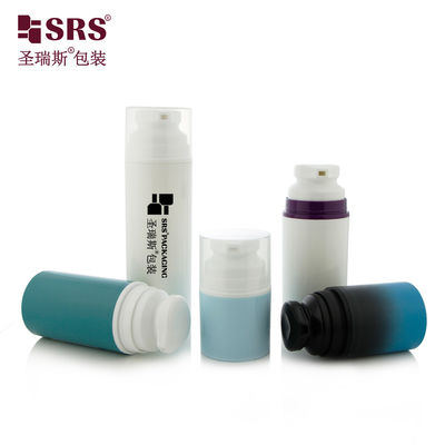 kopen PA603 Injectie Aangepaste Glanzige Kleur Groen Wit Paars Roze Ronde Lotionfles zonder lucht met Snap On Pump online manufacture