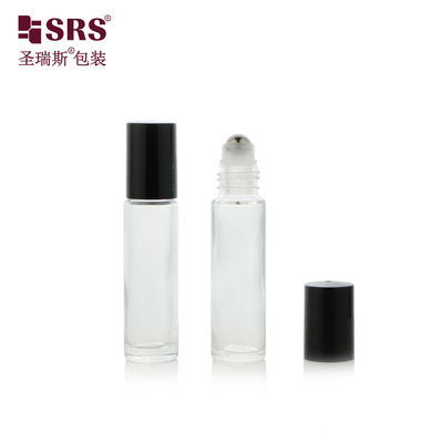 kopen Whosale geurverpakking 10 ml doorzichtige glazen rolbalrol op fles Vacuümtest 100% zonder lekkage stalen hoofd applicator massage voor essentiële oliën voor de huidverzorging online manufacture