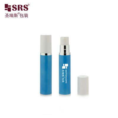 kopen A003 5 ml metalen zilveren schouder Injectie solide kleur kunststof lege luchtloze pomp fles Verpakkingscontainer online manufacture