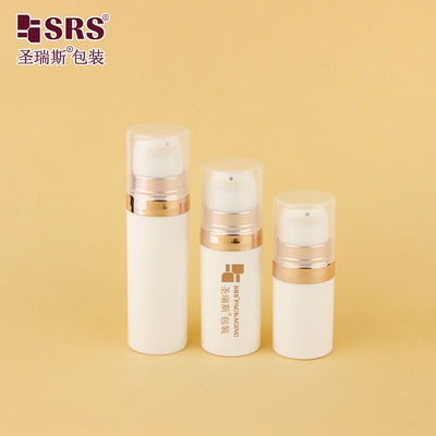 kopen A028 5ml 10ml 15ml 20ml Leeg Rond PP Recycled Material Pocket Facial Gel Airless Pump Flasje Proefproef Injectie Kleur Aanpassing online manufacture