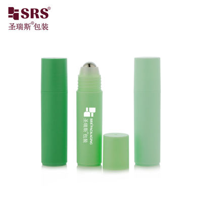 kopen RPPF 20 ml Plat Plastic Mat Finished oppervlak PP PCR Injectie Custom Kleur Groen Roll On Flasje Voor Antitranspirant Gel online manufacture