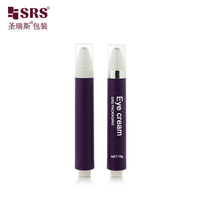 kopen AY 10ML 15ML Plastic Press Button Design Airless Roller Massage Flasje voor vochtinbrengende ooggel online manufacture