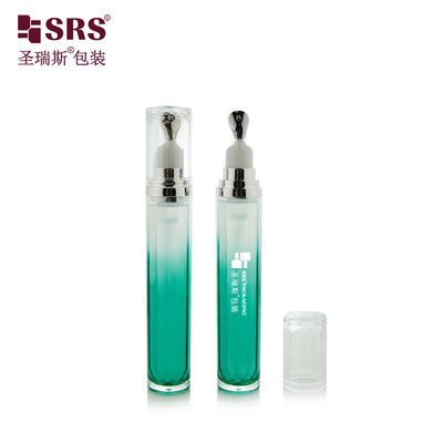 kopen LR001-15ML High End Luxe Huidverzorging Ooggel Applicator Metalen Zinkkop Acryl Lotion Fles Container Tube online manufacture
