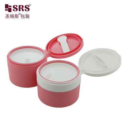 kopen SRS1 120g 150g Dubbelwand Luxe Groothandel Plastic Jar Met Lepel Magnet Verpakking Container Aanpassing online manufacture