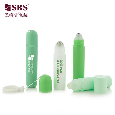 kopen RPPF RPPG 20ML 25ML PP Dome Dop PCR Roll On Fles Voor Deodorant Serum Gel Applicator Groothandel Geen Lekken online manufacture