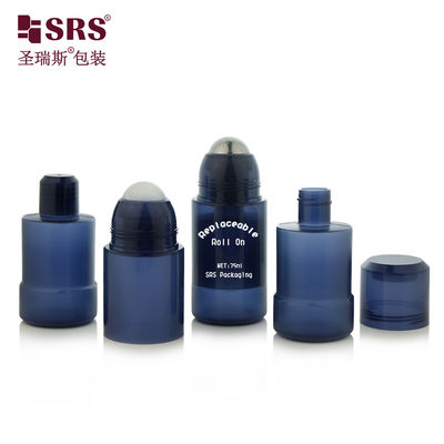 kopen RPPE 50ml 75ml Vervangbare PP PCR Dubbelwandige Gerecyclede Rollerball Flessen Voor Geur Gel Lotion online manufacture