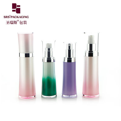 kopen SRS acryl huidverzorgingscrème cosmetische lege verpakking met pomp luxe plastic verpakking online manufacture