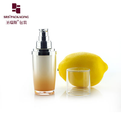 kopen Luxe witte lotionfles met gouden schouder, schuimpompfles online manufacture
