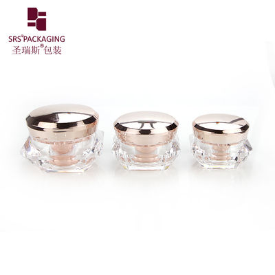 kopen J060C diamantenvormig acryl glanzend potje luxe cosmetische container online manufacture