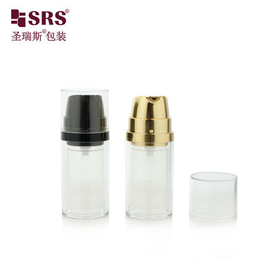 kopen SRSA404 15ml 30ml 50ml Transparent AS Plastic Airless Bottle For Facial Gel Serum Packaging online manufacture
