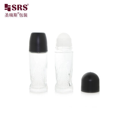 kopen BLPG-A 50 ml unieke vorm glas dikke wand rolbal fles voor deodorant gel pijnverlichting gel verpakking online manufacture