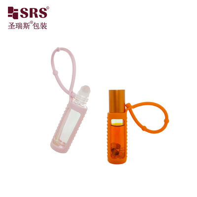 kopen BLPM-10ML Dikke wand helder glas rol op fles met siliconen deksel voor parfum olie online manufacture