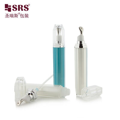 kopen L002 15ML 20ML Verf Blauw Parel Wit Luxe Hoogwaardige oogcrème Gel Metalen applicator Verpakking online manufacture